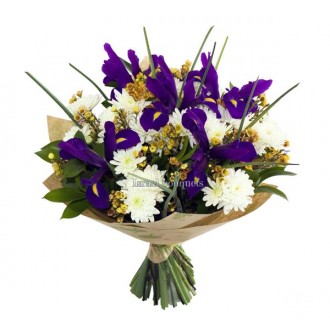 Синие букеты