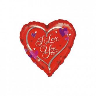 Воздушный шар в виде сердца № 219
